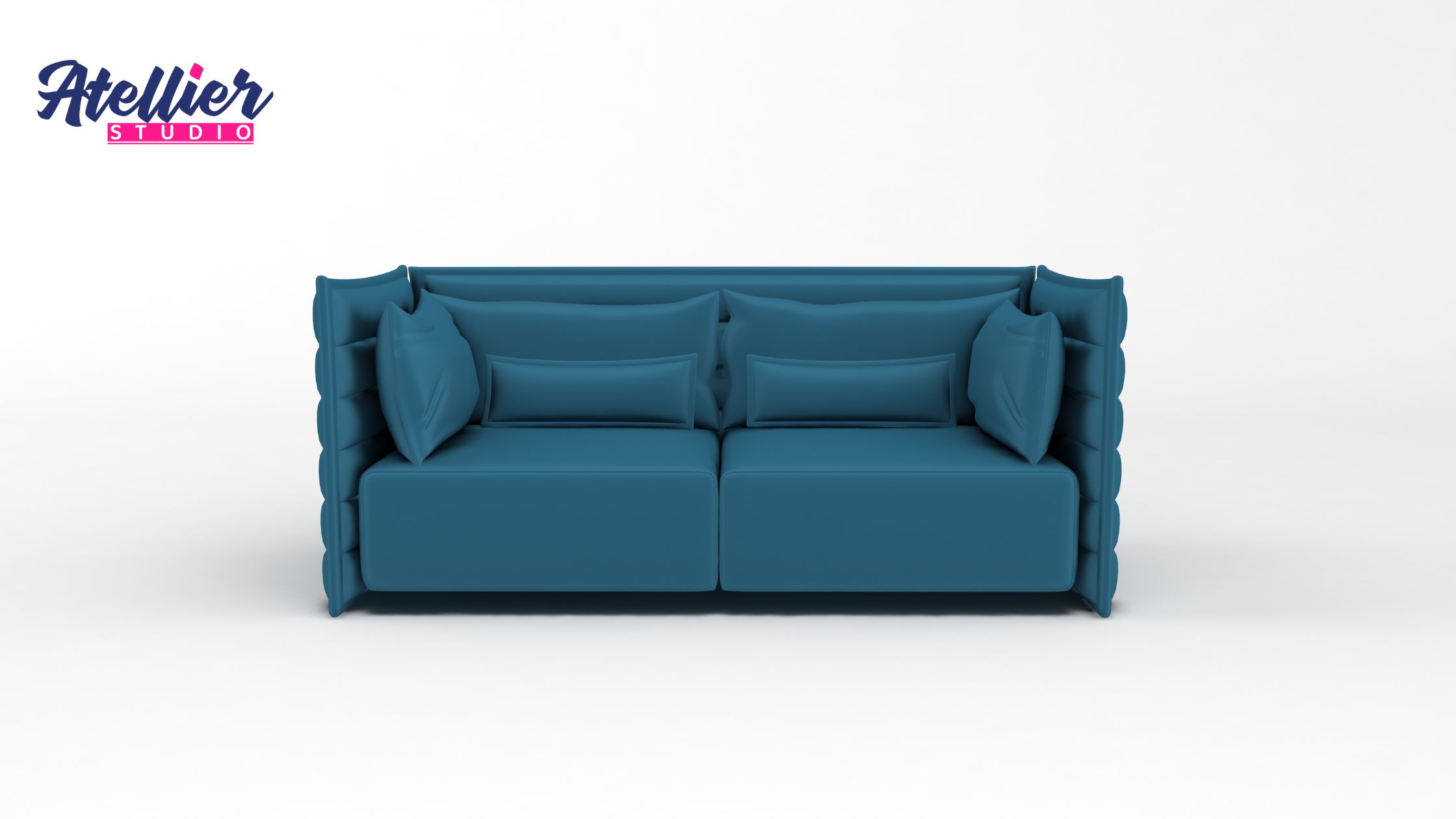 Sofa 3D Furniture Rendering