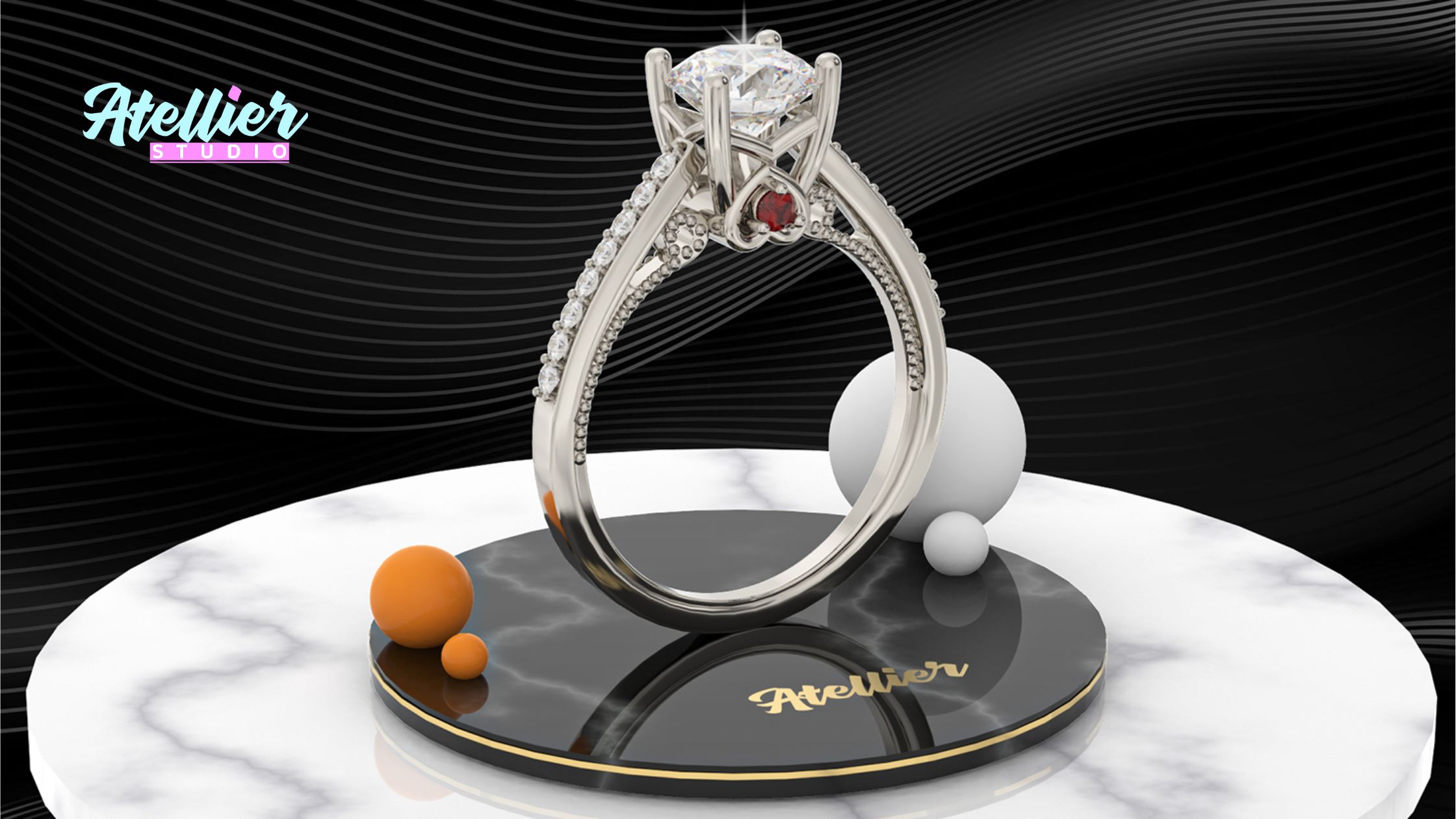 3D Jewelry Product Showcase