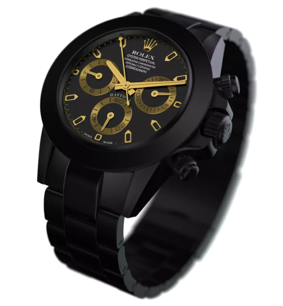 3D Watch black color