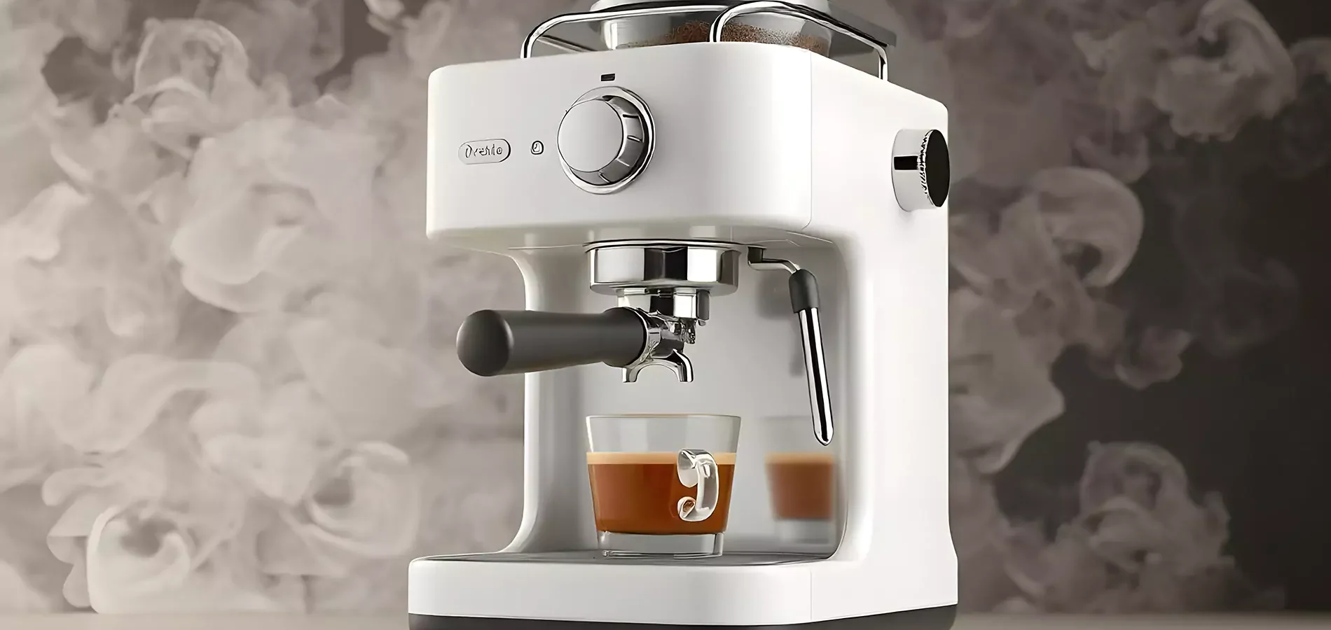 3D Coffee machine White